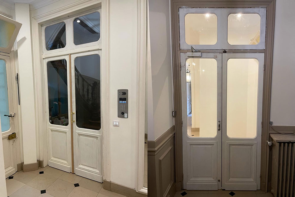 Une nouvelle porte pour un immeuble d’exception à Paris