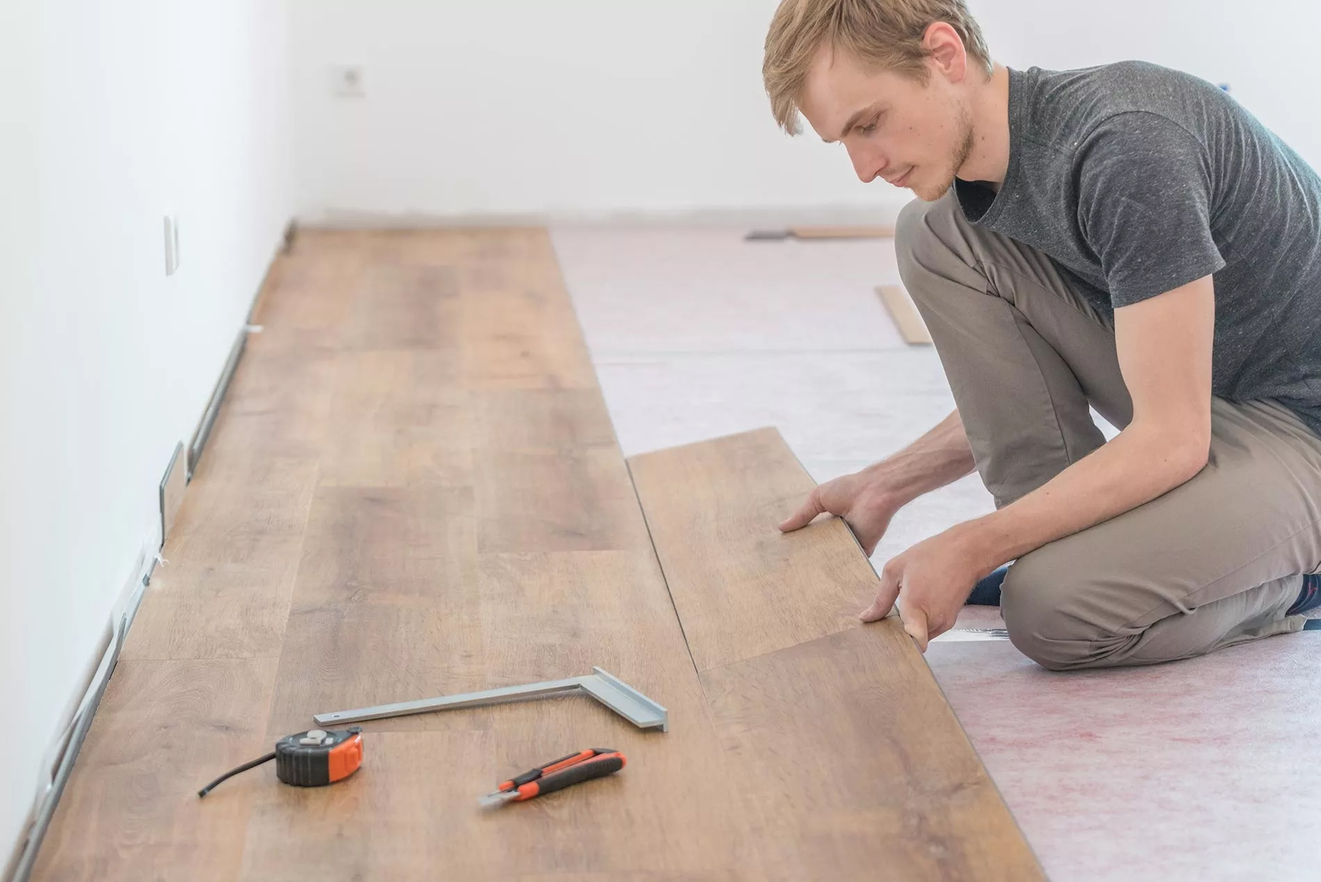 Poser un parquet, étape par étape